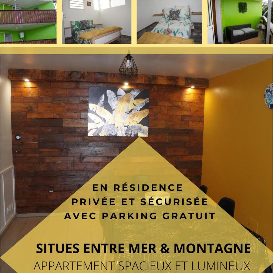 Apartament Les Cles Du Bonheur2, Entre Mer & Montagne Trois Bassins Zewnętrze zdjęcie